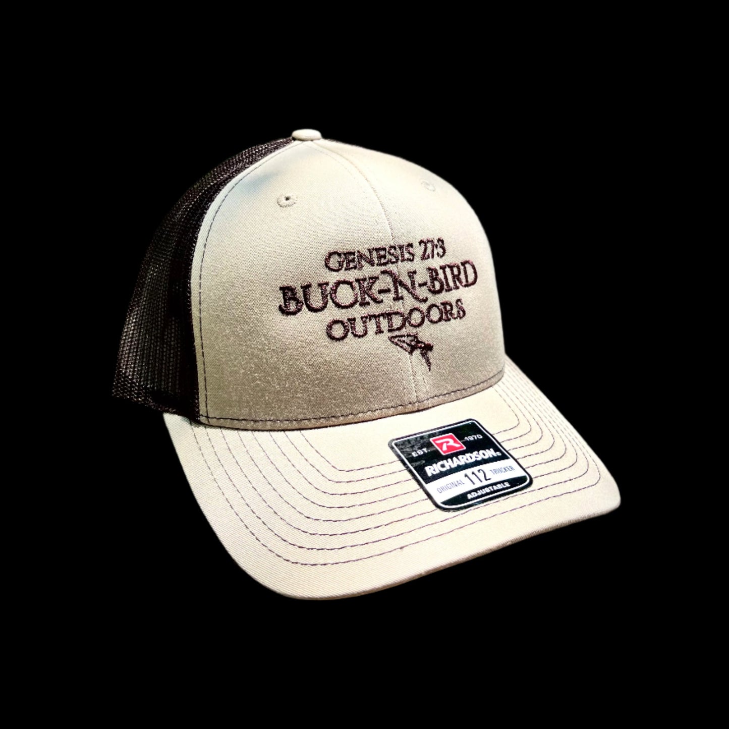 Genesis 27:3 Richardson 112 Trucker (Khaki/Brown)