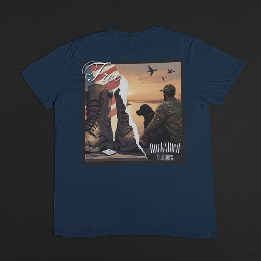 Free to Hunt USA-Made Ringspun Unisex T-Shirt