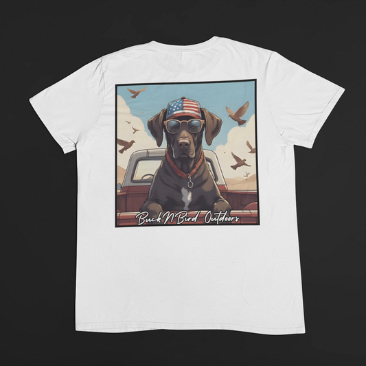 USA Bird Dog USA-Made Ringspun Unisex T-Shirt