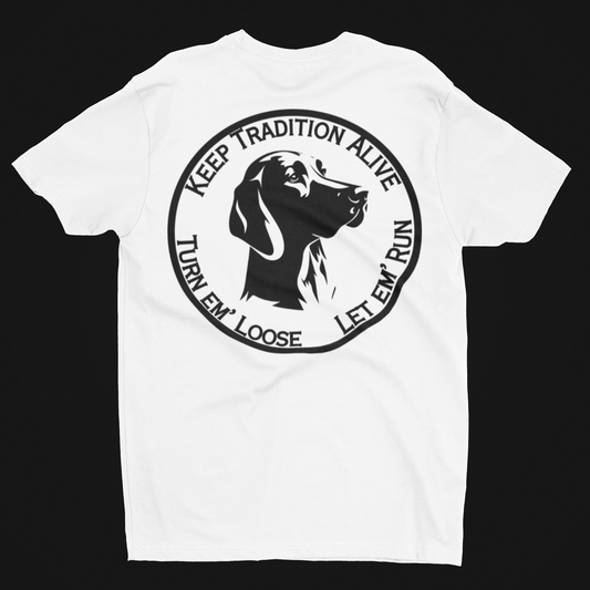 Let em' run USA-Made Ringspun Unisex T-Shirt