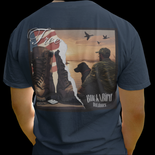 Free to Hunt USA-Made Ringspun Unisex T-Shirt