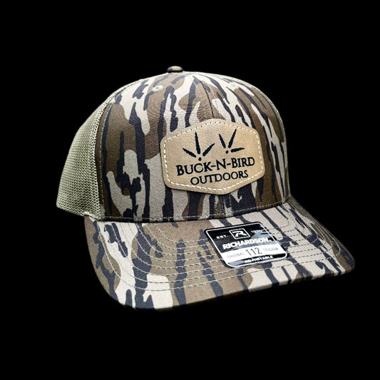 Bottomland Camo Turkey Track Patch Hat