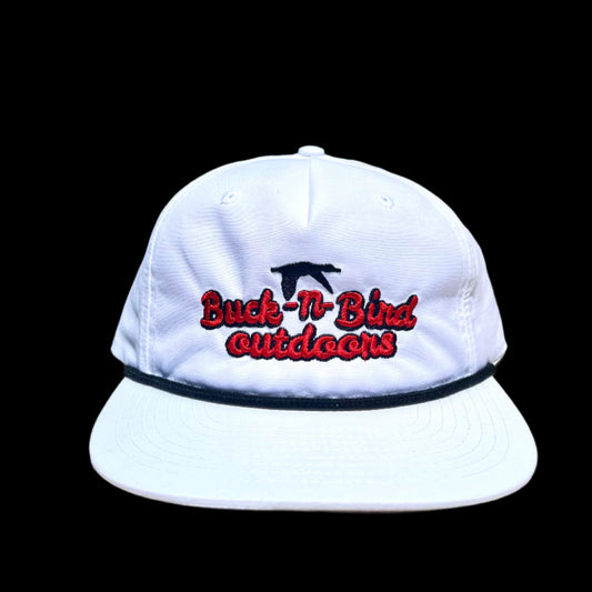 Buck-N-Bird Outdoors Richardson rope hat (White/Black)