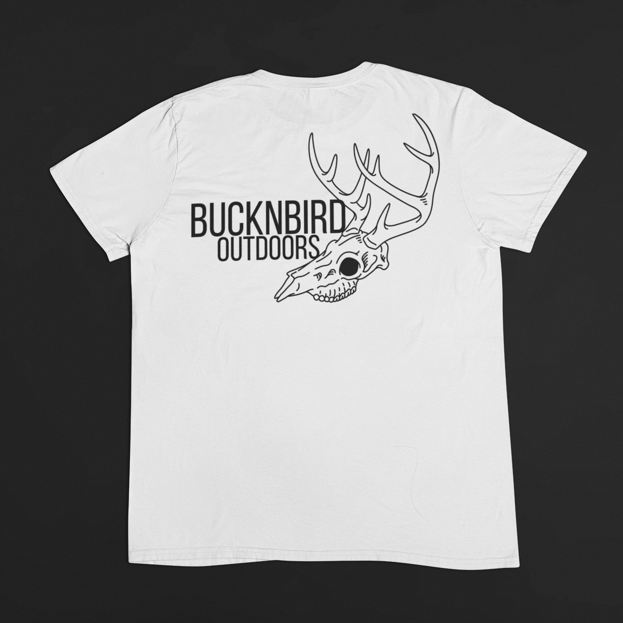 Buck Skull USA-Made Ringspun Unisex T-Shirt