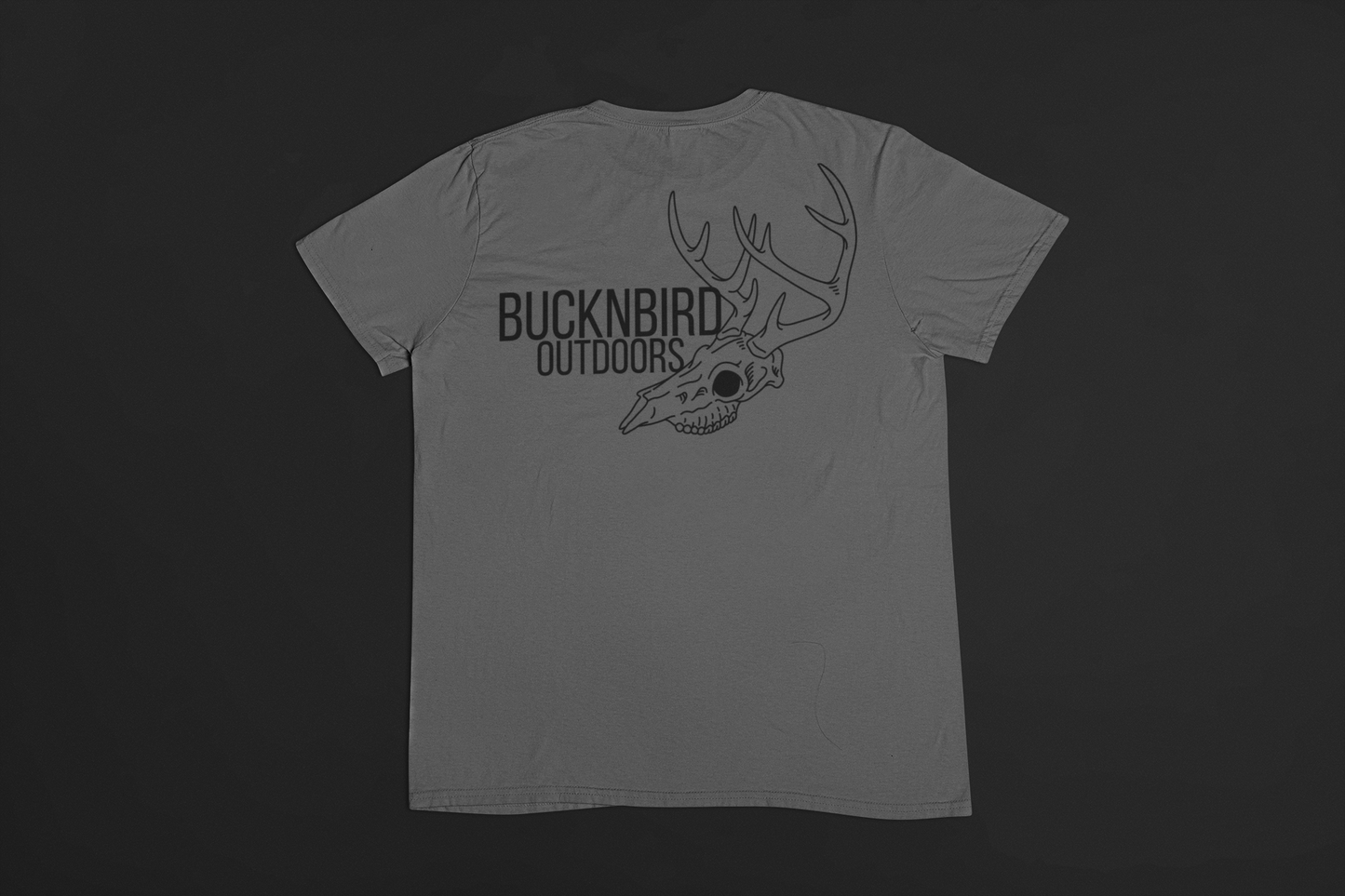Buck Skull USA-Made Ringspun Unisex T-Shirt
