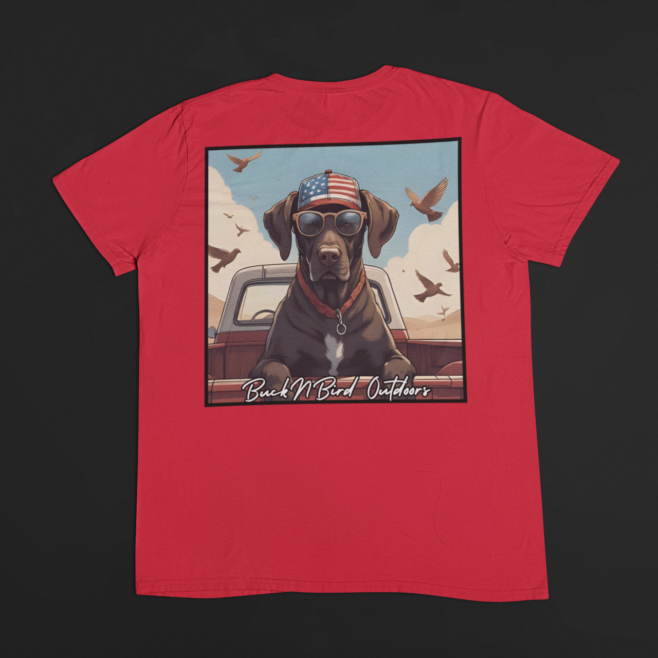 USA Bird Dog USA-Made Ringspun Unisex T-Shirt