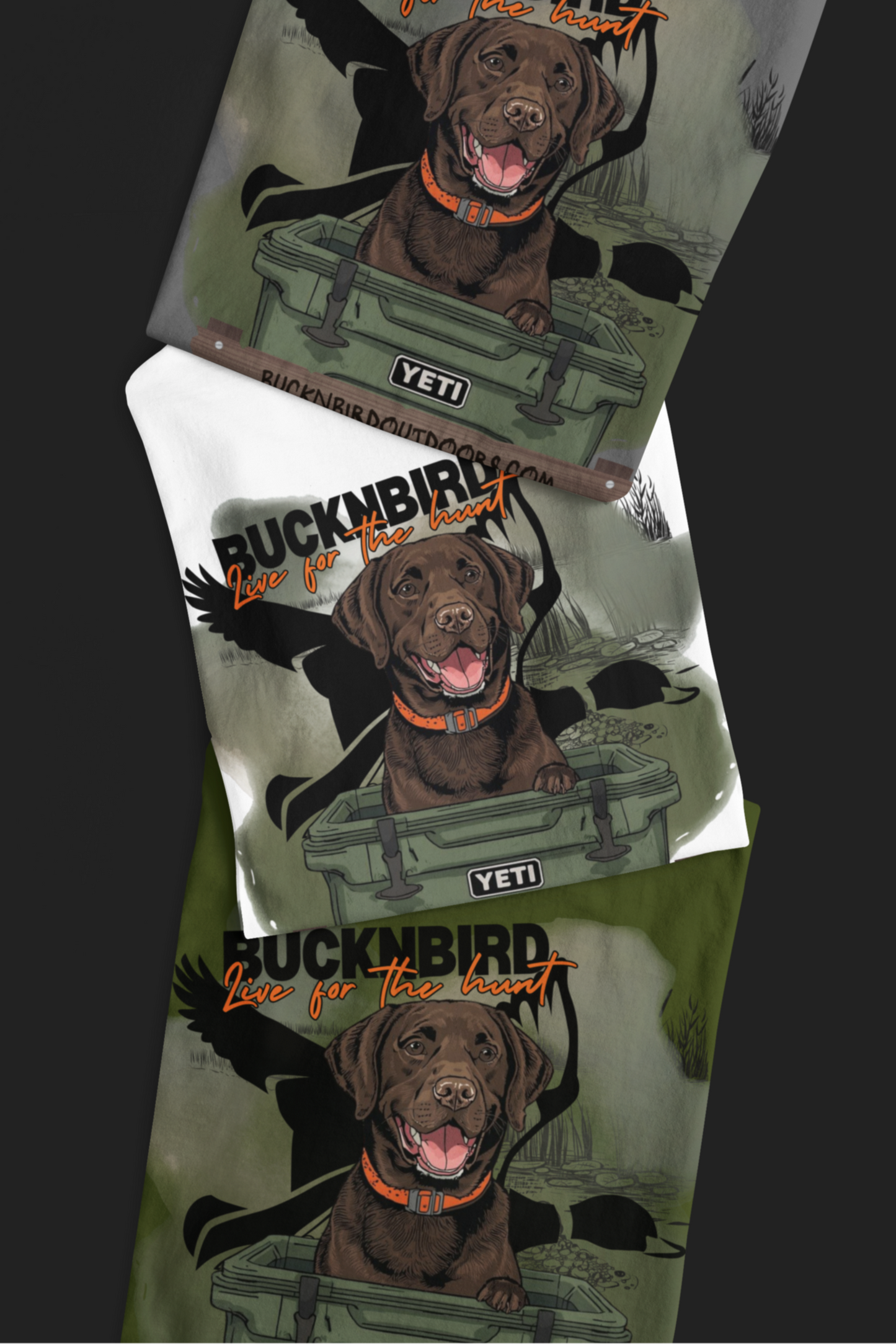 Duck Hunting Labrador USA-Made Ringspun Unisex T-S