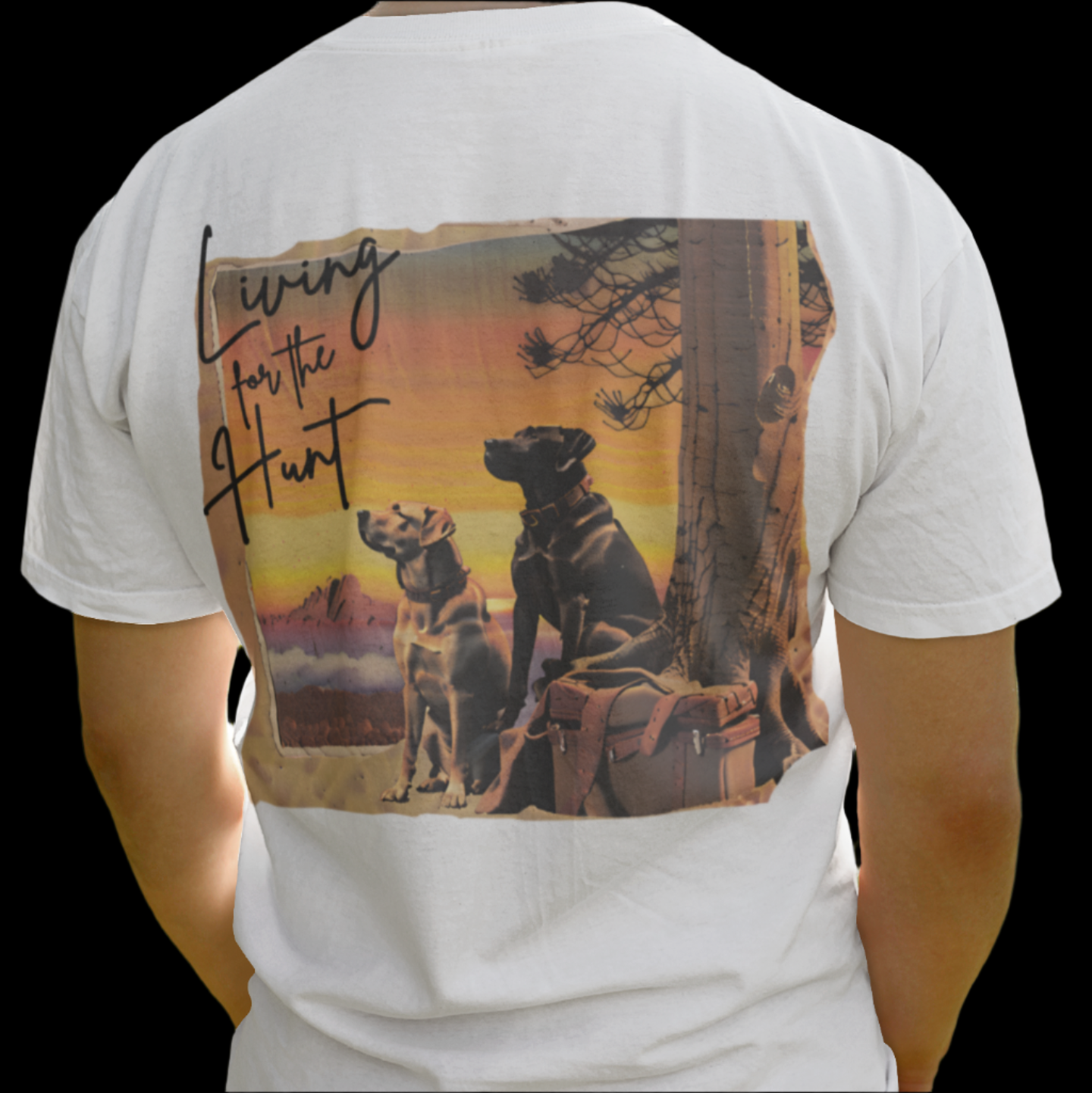Living for the hunt USA-Made Ringspun Unisex T-Shirt