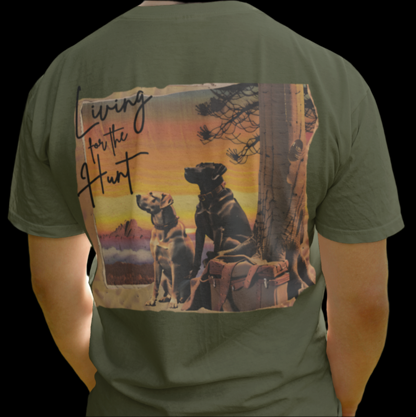 Living for the hunt USA-Made Ringspun Unisex T-Shirt