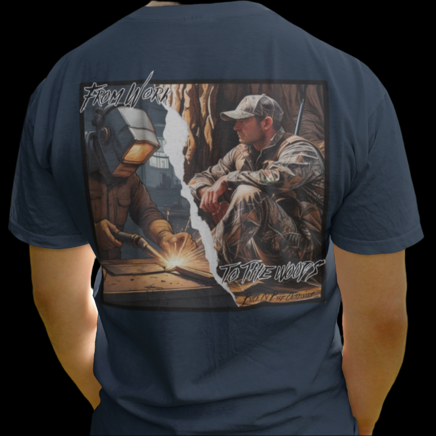 From work to the woods Welder USA-Made Ringspun T-